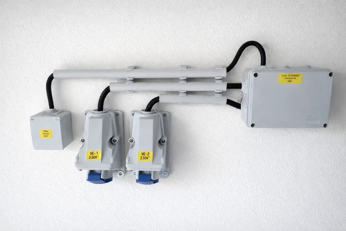 Tomada industrial para carregamento de veículo eléctrico