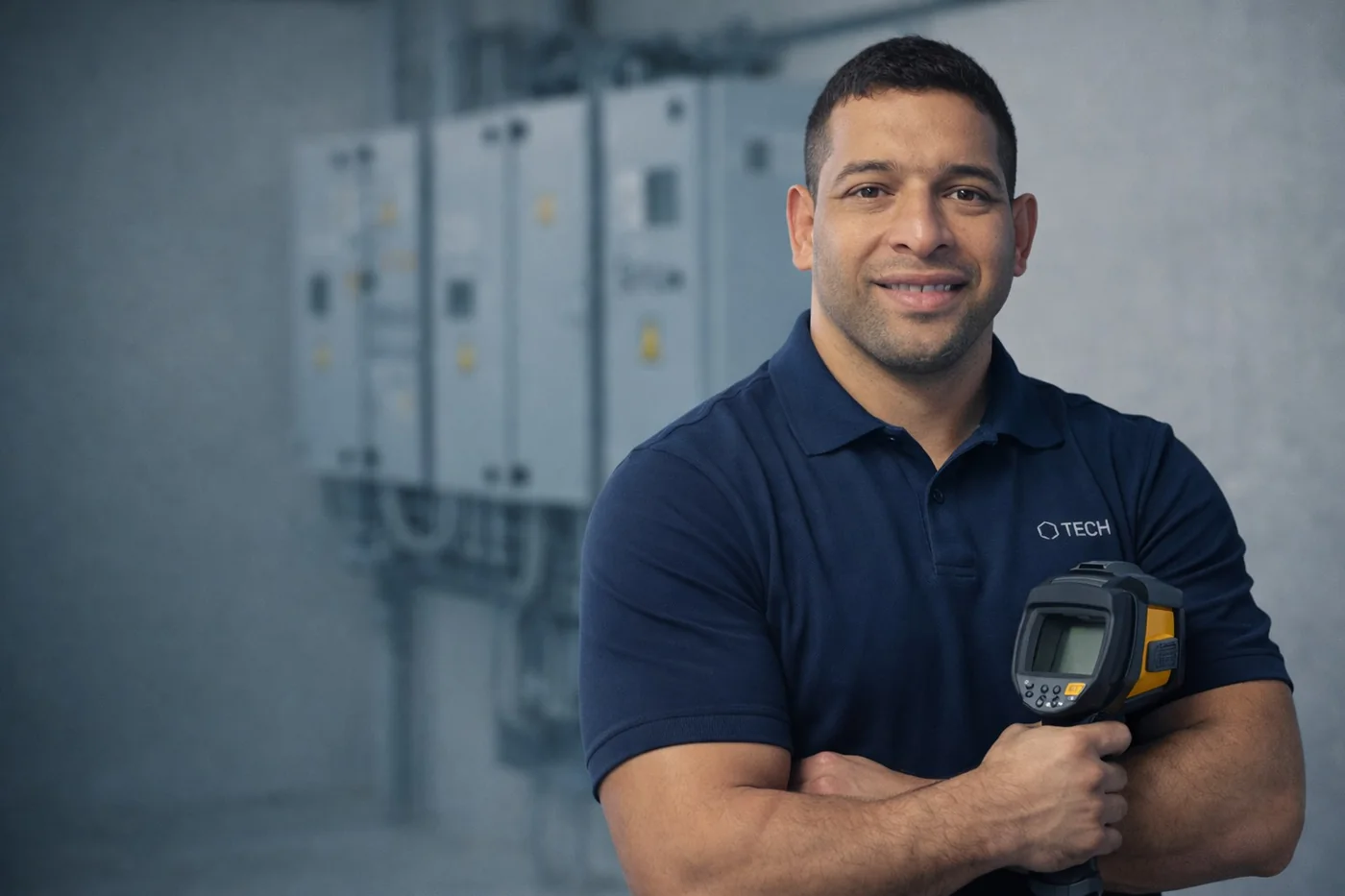 Leandro Mota, eletricista profissional na Figueira da Foz